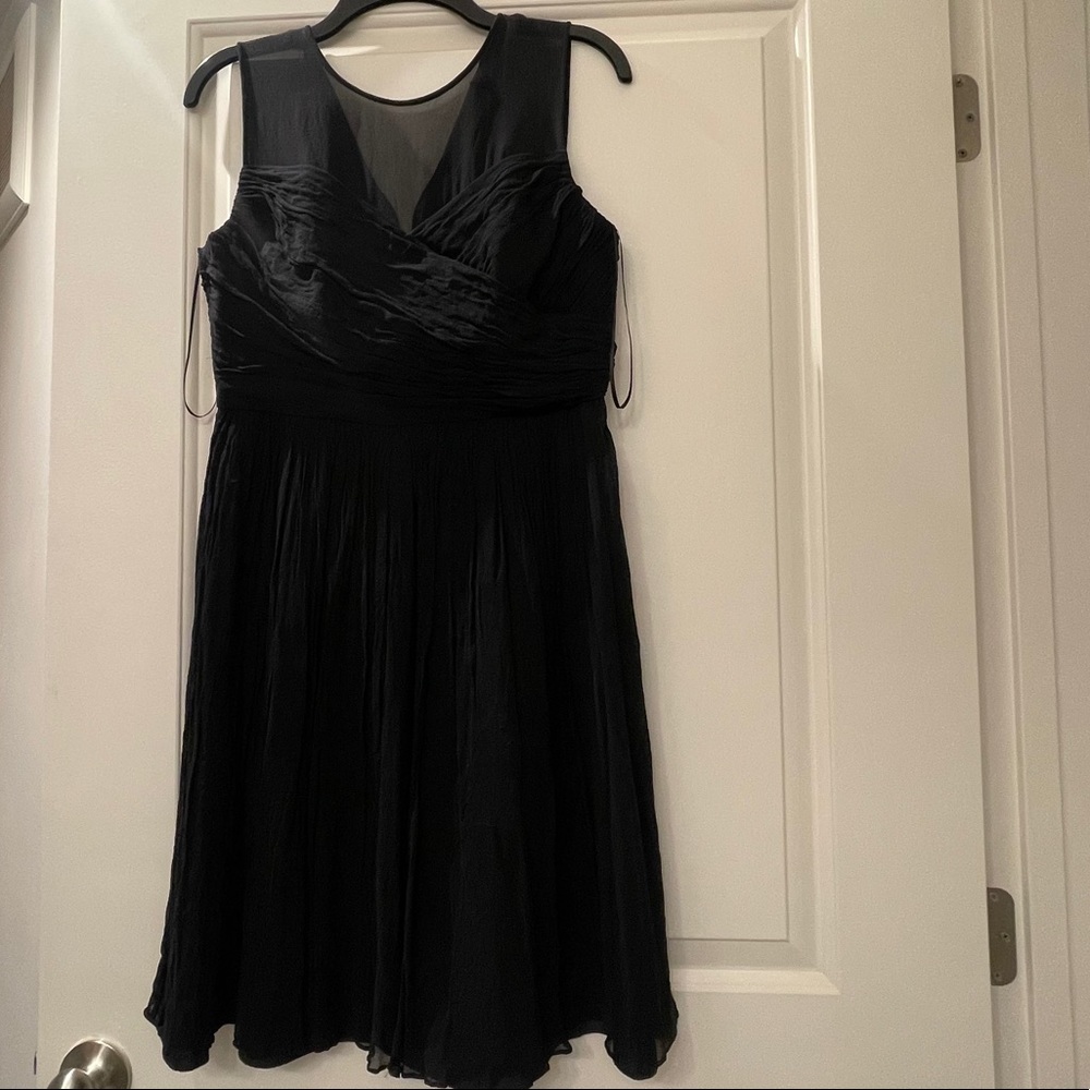 JCrew Black Crepe Dress